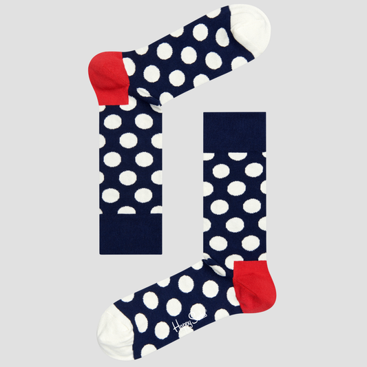 Calcetín de hombre con estampado de puntos