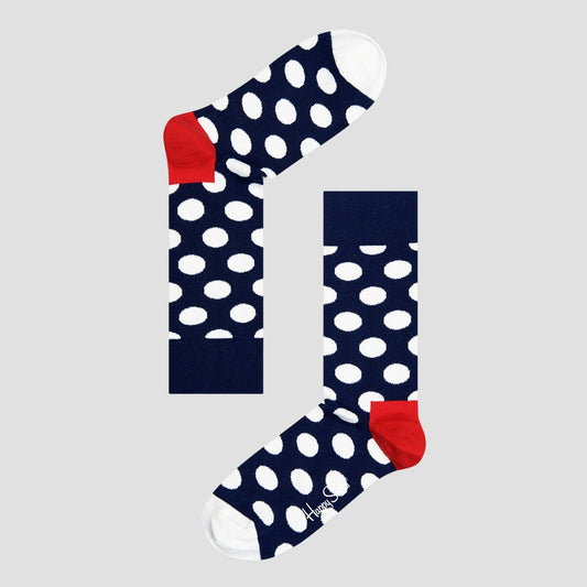 Calcetín de hombre con estampado de puntos