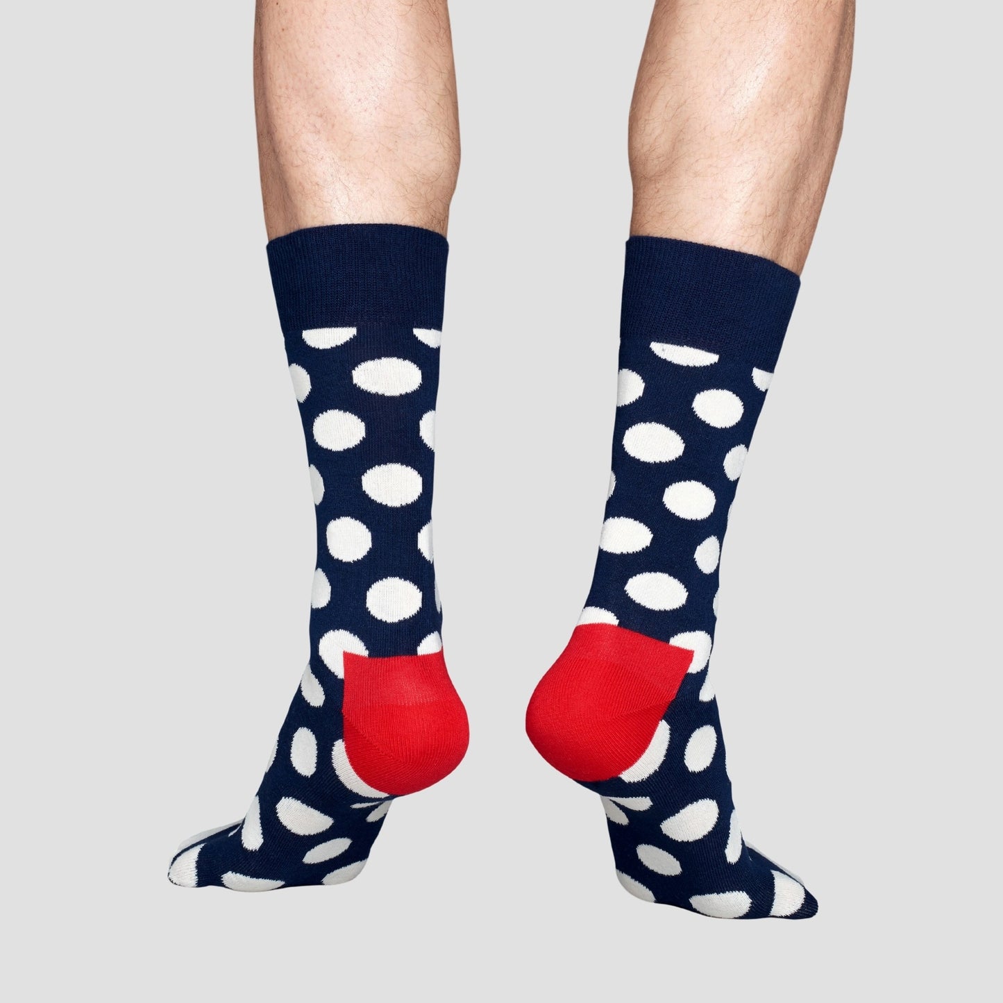 Calcetín de hombre con estampado de puntos