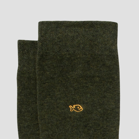 Calcetín liso de hombre