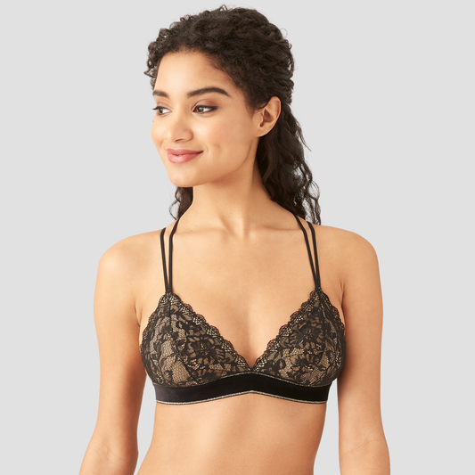 Bralette sin varilla con encaje