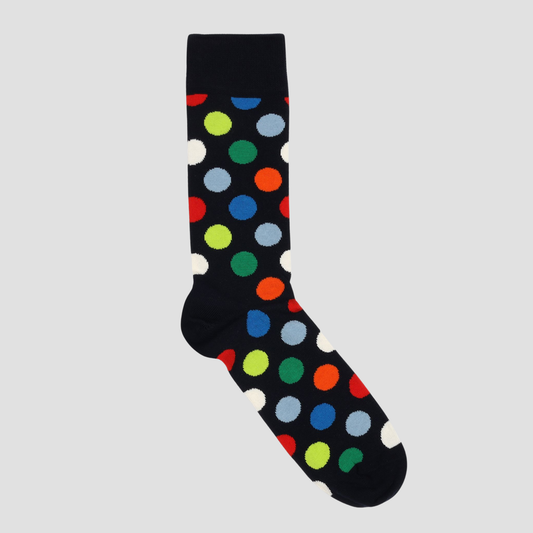 Calcetín de hombre con estampado de puntos