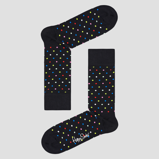 Calcetín de hombre con estampado de puntitos
