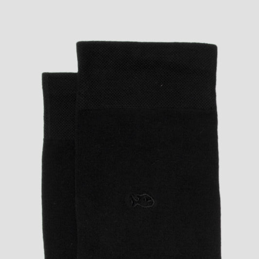 Calcetín liso de hombre