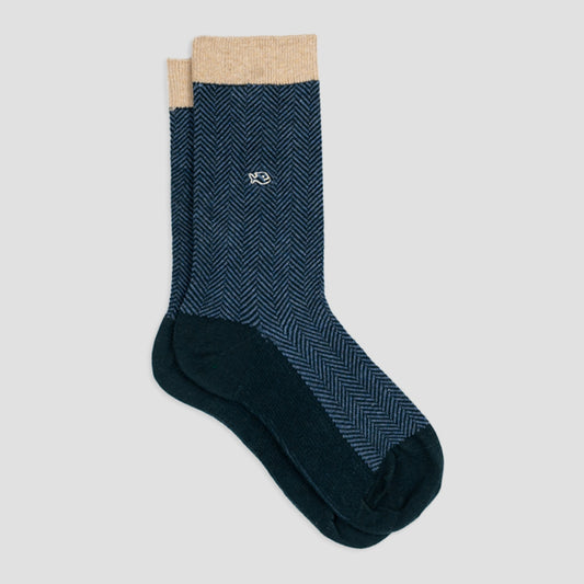 Calcetín de hombre con estampado