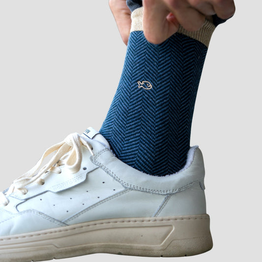 Calcetín de hombre con estampado