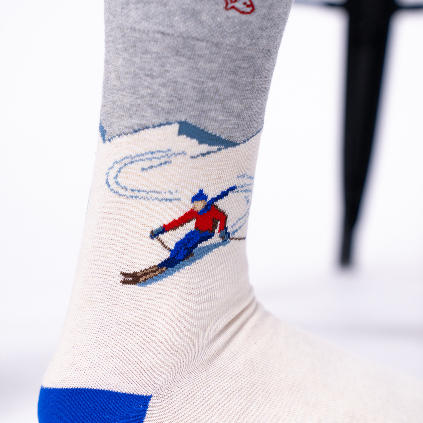 Calcetín de hombre con estampado