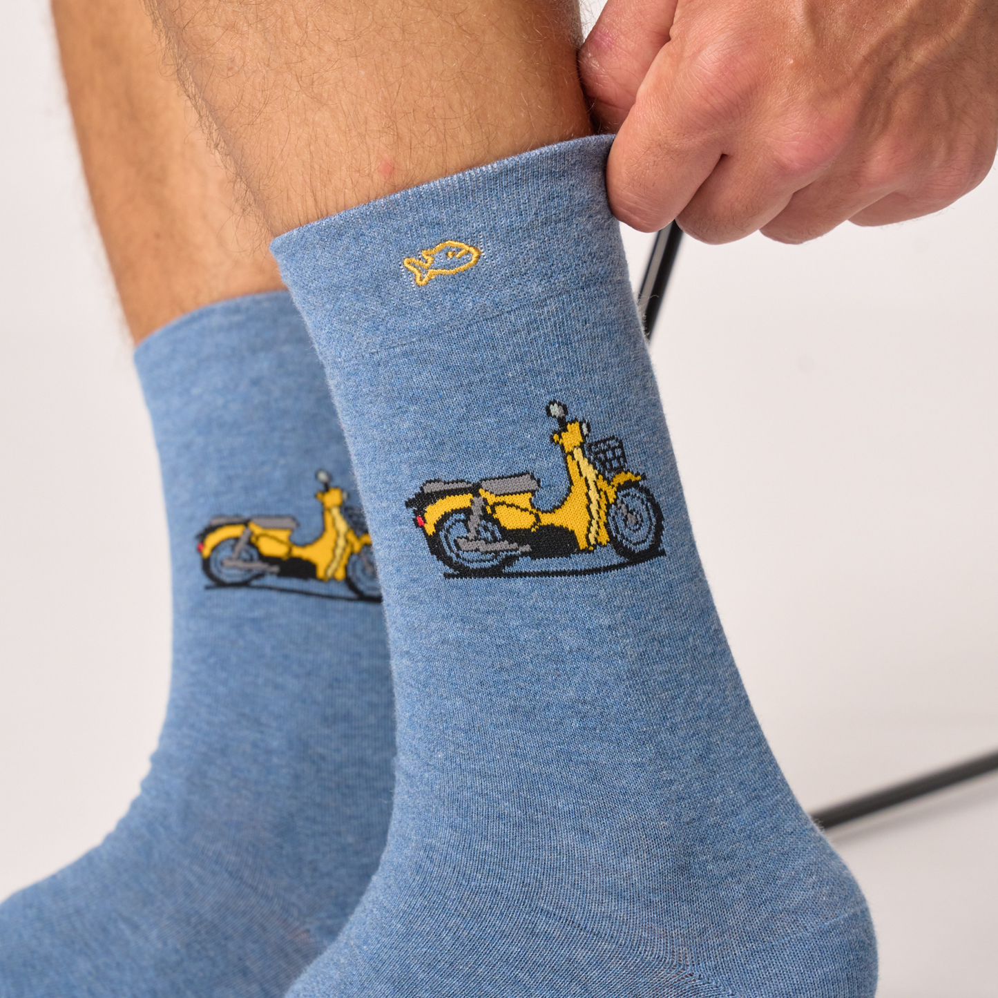 Calcetín de hombre con estampado