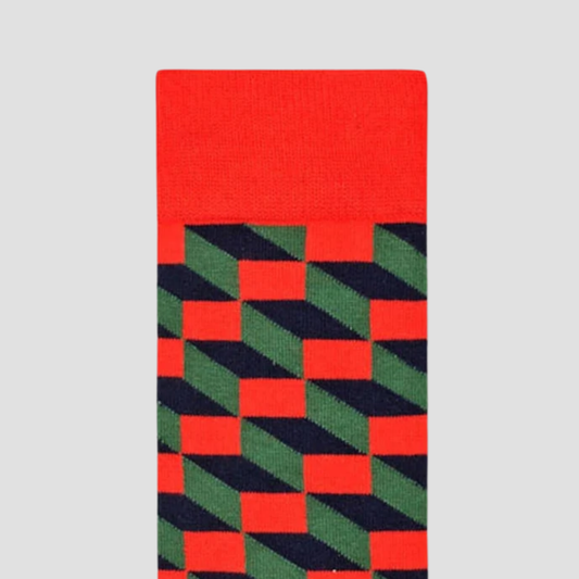 Calcetín de hombre con estampado