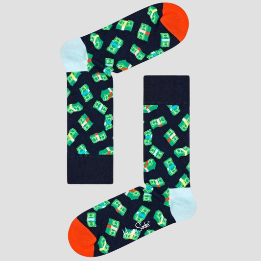 Calcetín de hombre con estampado