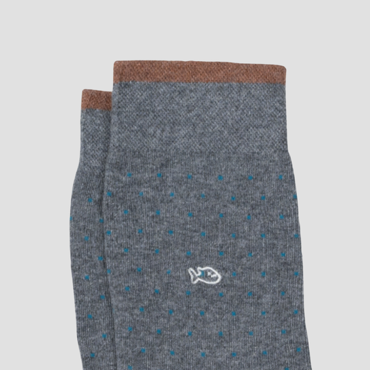 Calcetín de hombre con estampado
