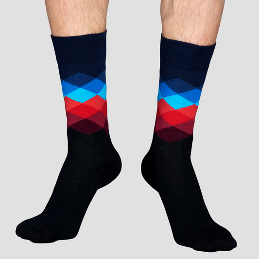 Calcetín de hombre con estampado