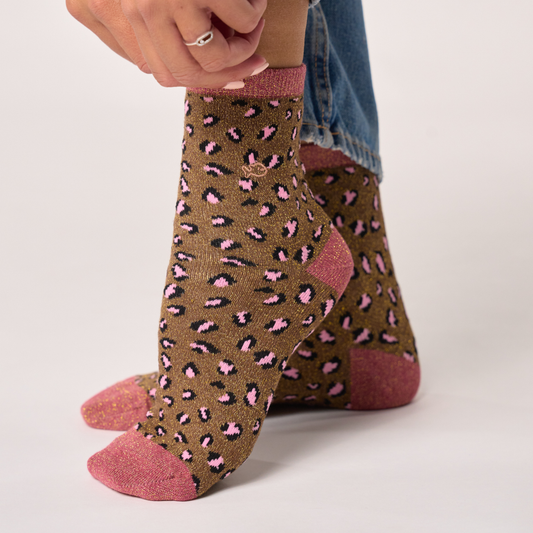 Calcetín de mujer con estampado