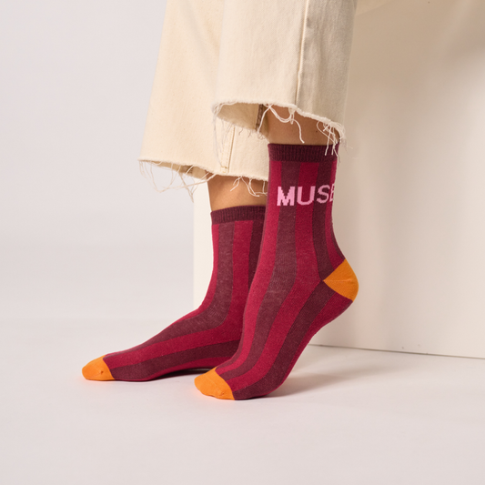 Calcetín de mujer con estampado
