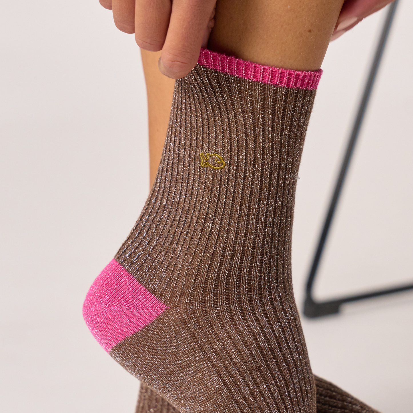 Calcetín de mujer con estampado