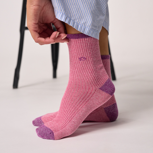 Calcetín de mujer con estampado