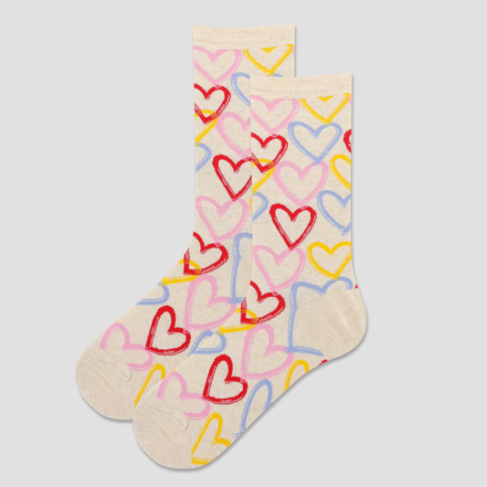 Calcetín de mujer con estampado