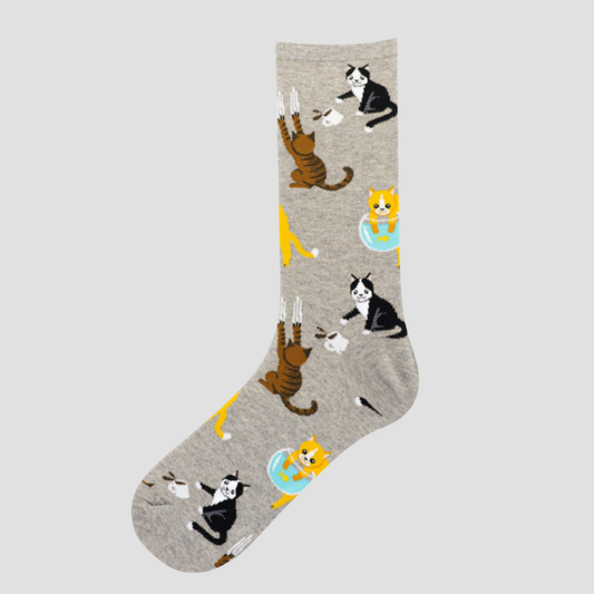 Calcetín de hombre con estampado