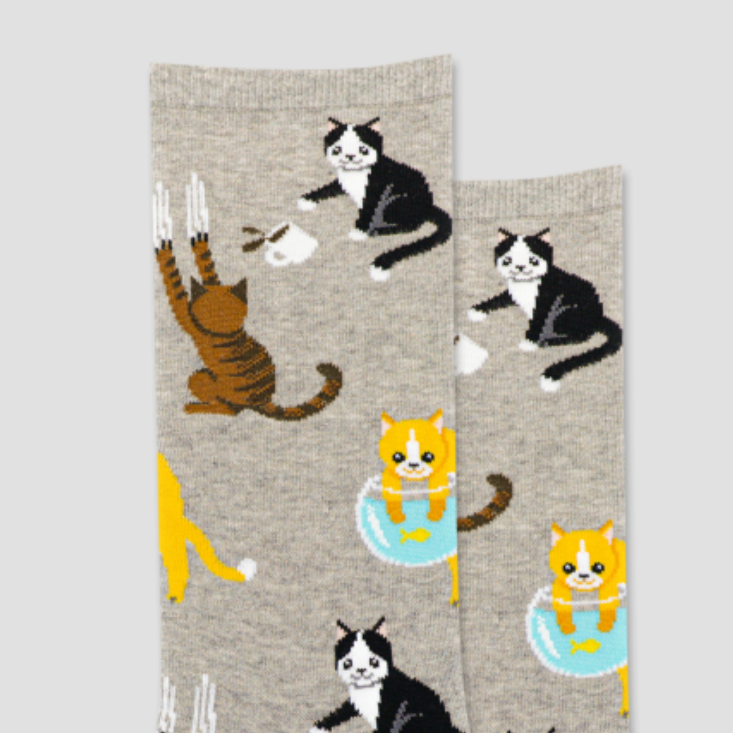 Calcetín de hombre con estampado