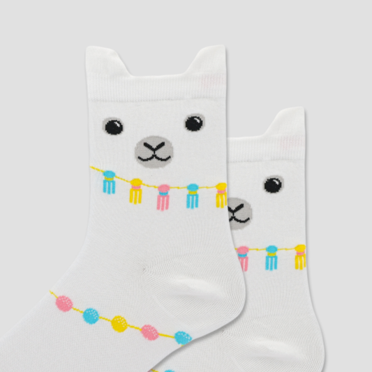 Calcetín de mujer con estampado