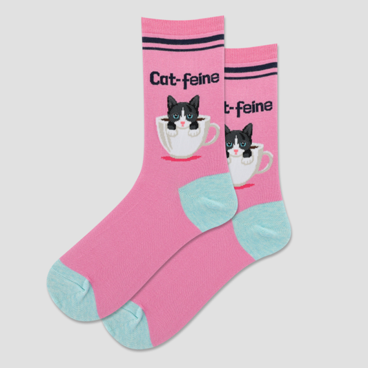 Calcetín de mujer con estampado