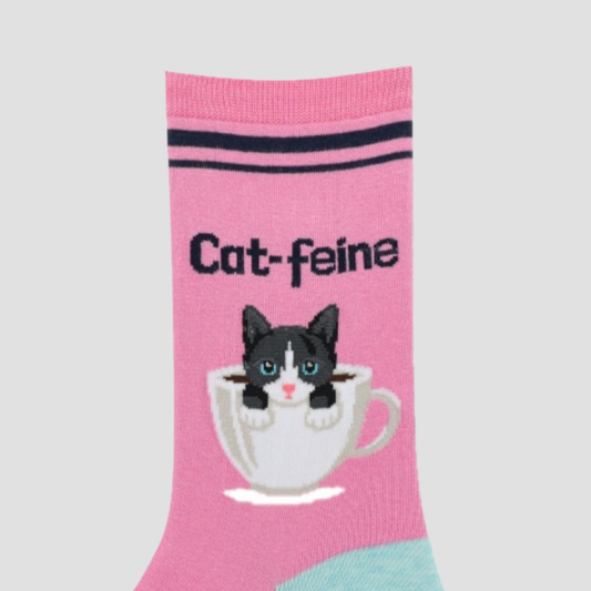 Calcetín de mujer con estampado