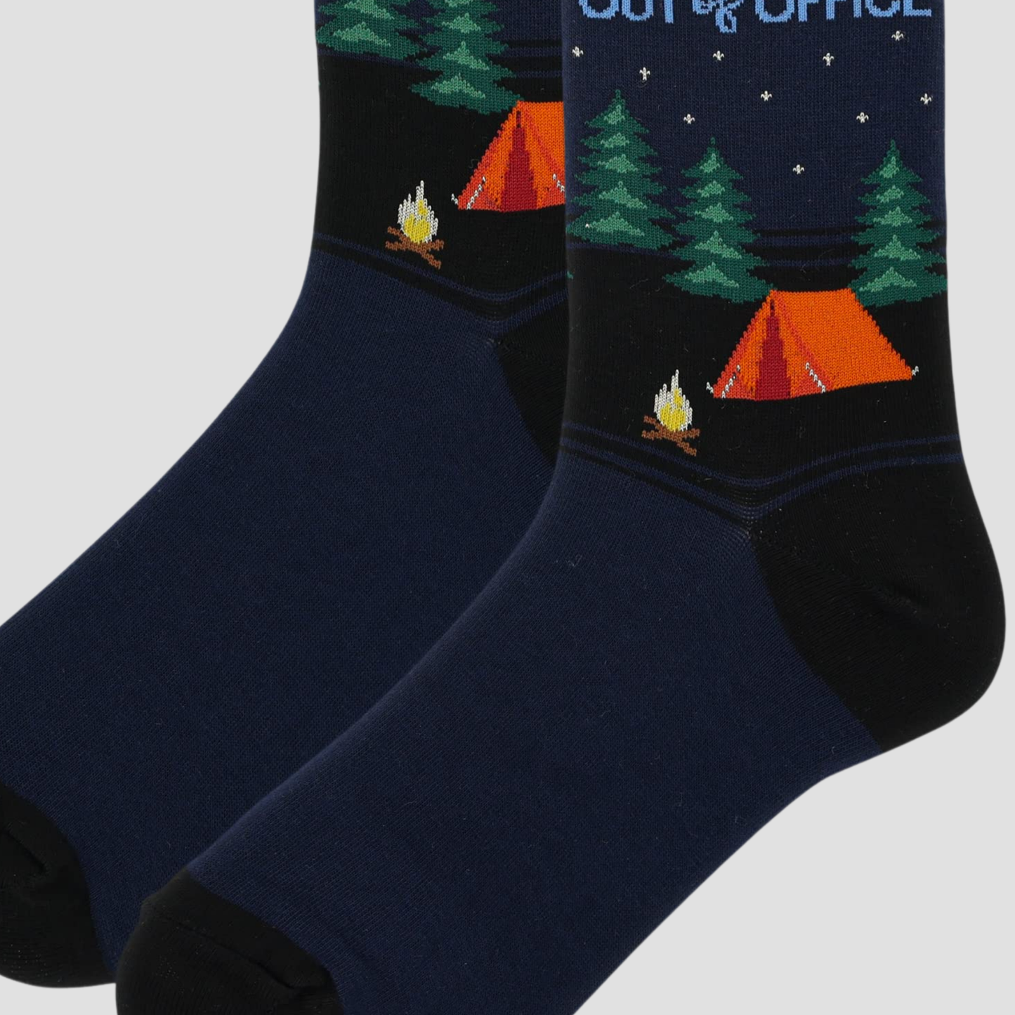 Calcetín de hombre con estampado