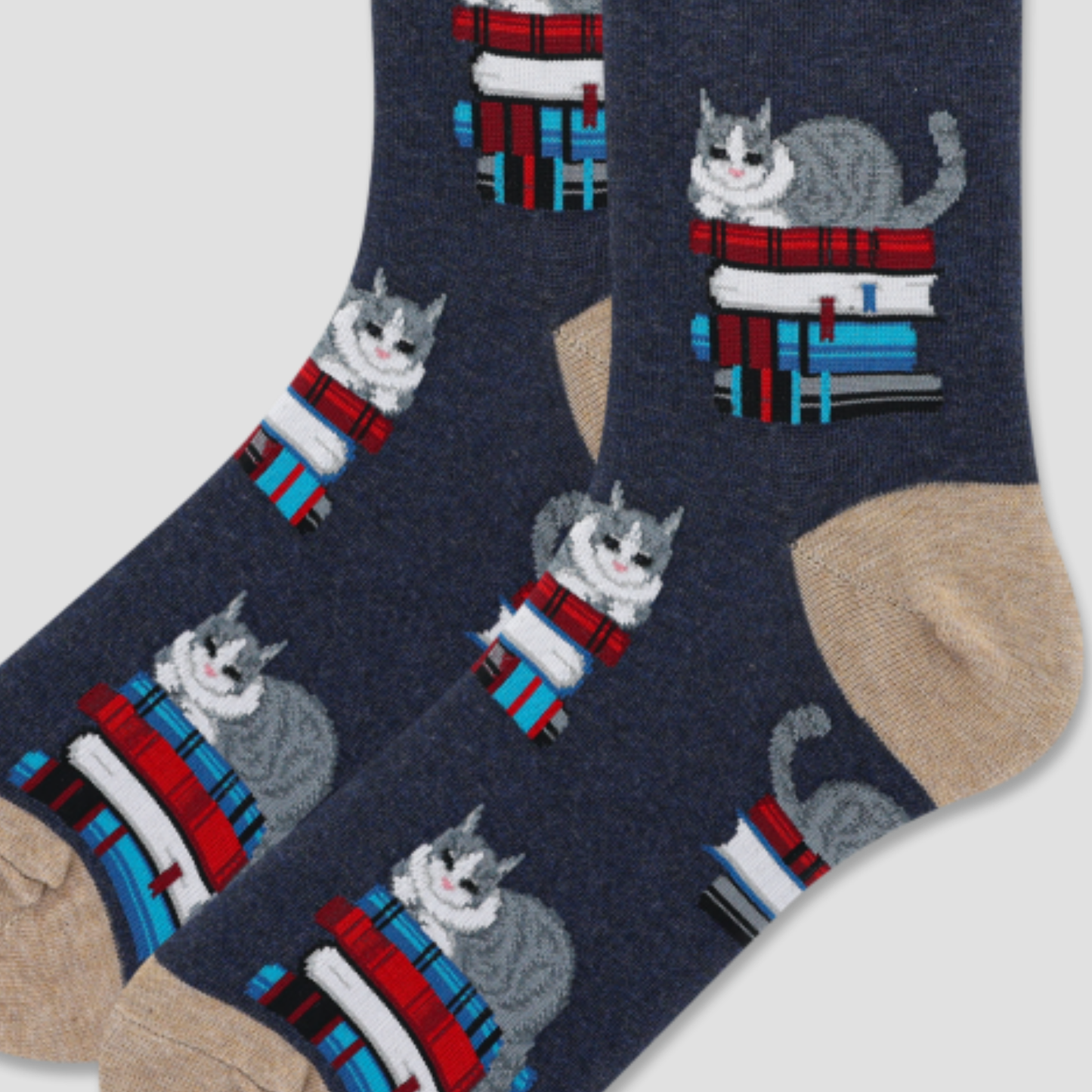 Calcetín de hombre con estampado