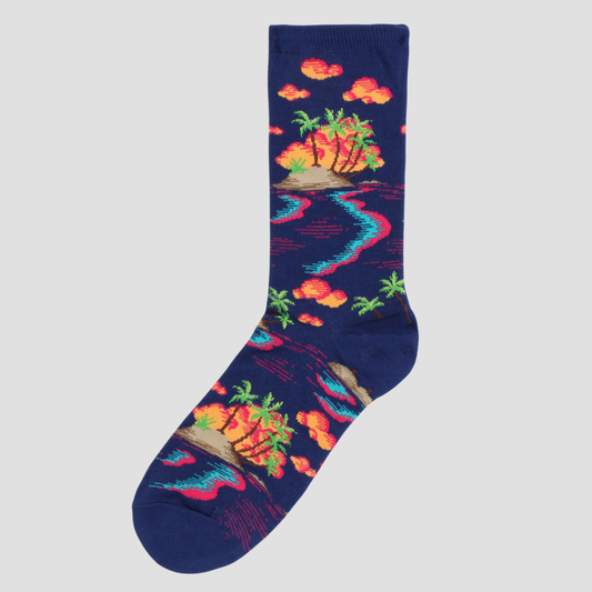 Calcetín de hombre con estampado