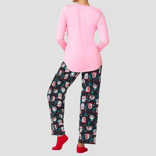 Pijama de mujer con estampado