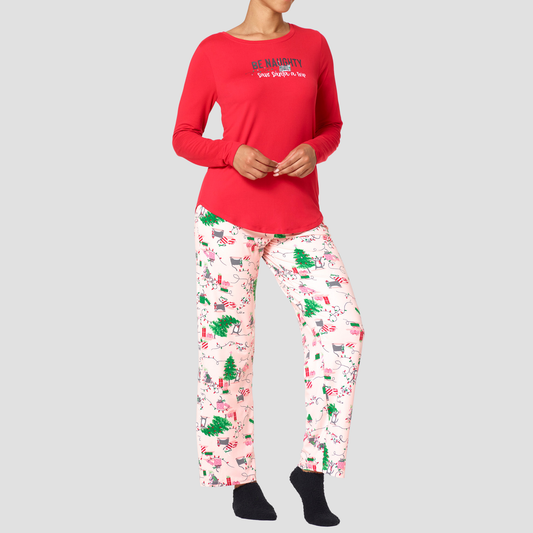 Pijama de mujer con estampado