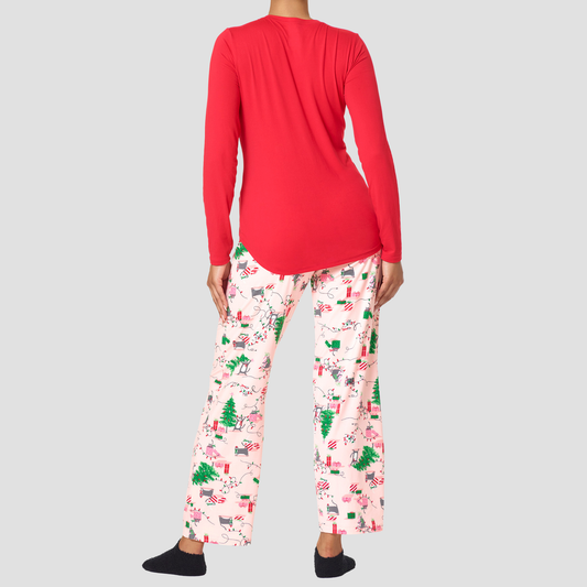 Pijama de mujer con estampado