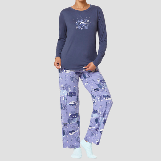 Pijama de mujer con estampado
