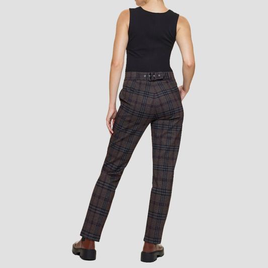 Legging con estampado de cuadros