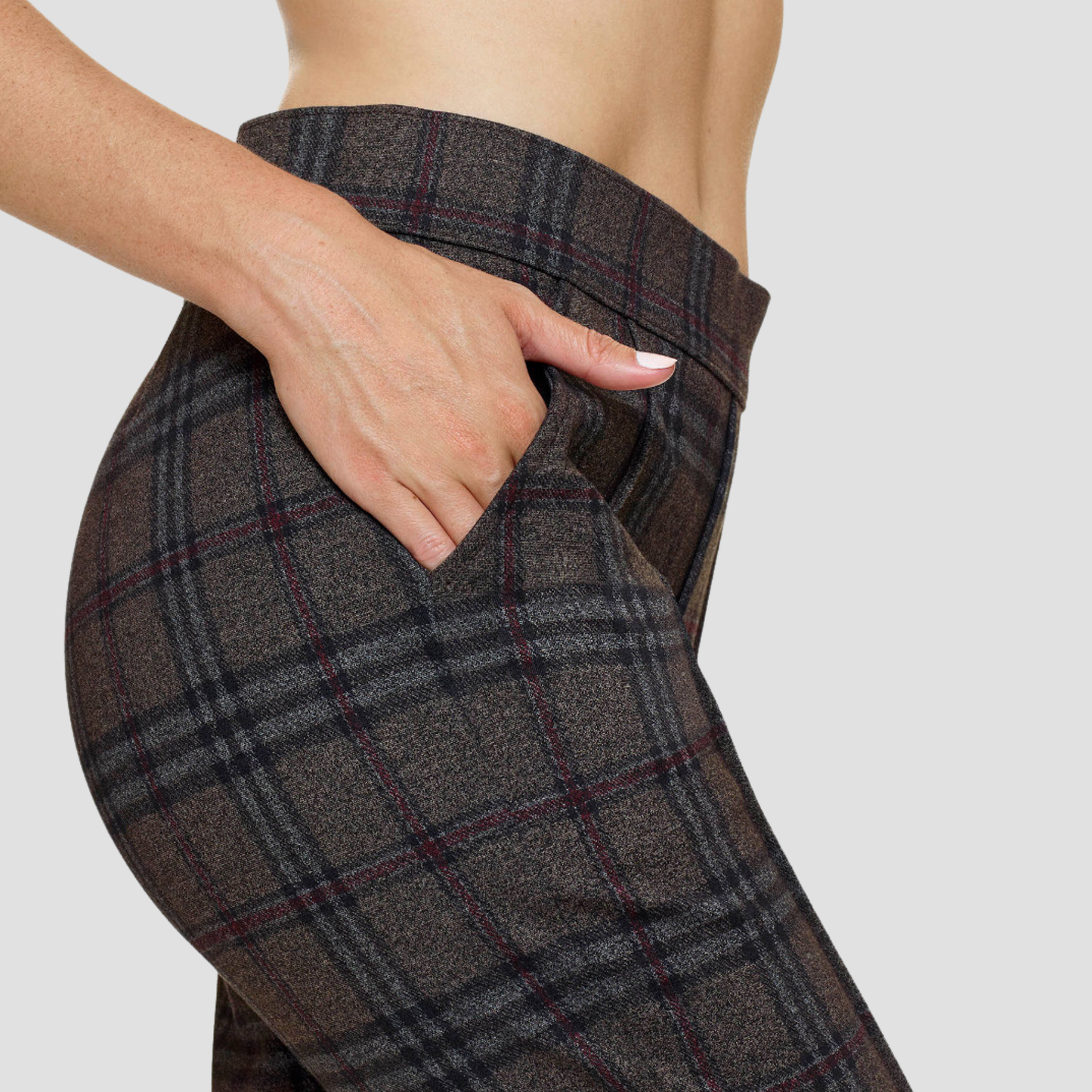Legging con estampado de cuadros