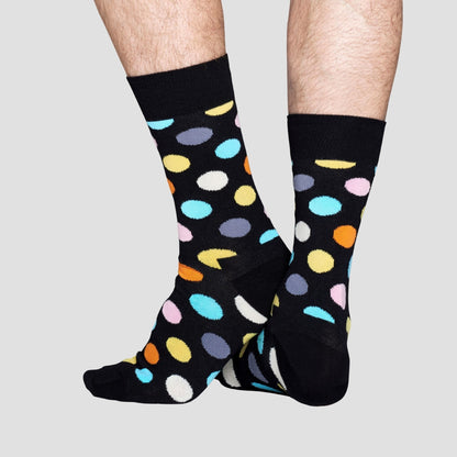 Calcetín de hombre con estampado de puntos