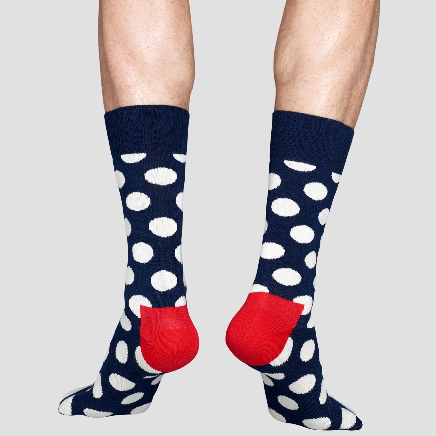 Calcetín de hombre con estampado de puntos
