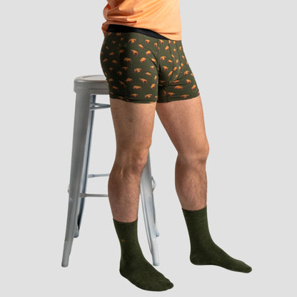 Calcetín liso de hombre