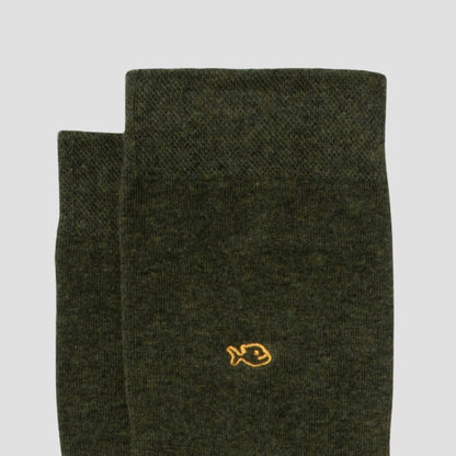 Calcetín liso de hombre