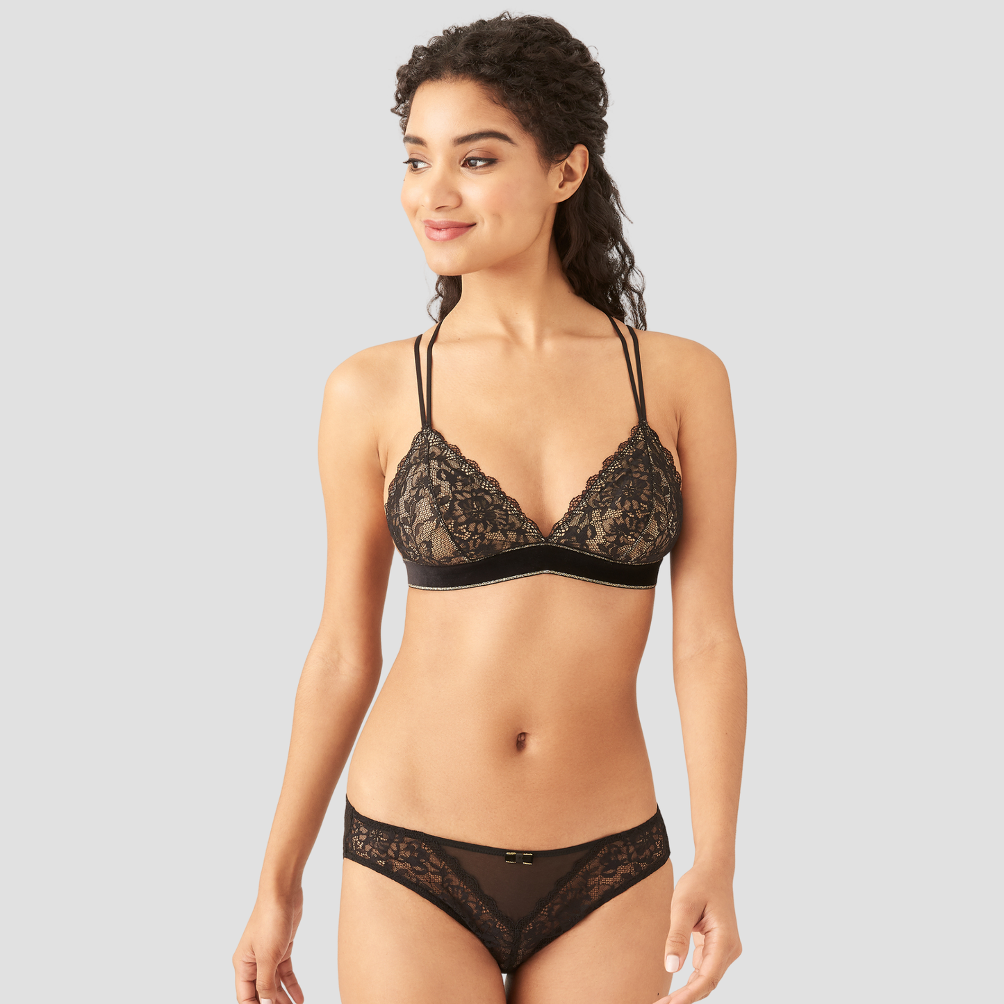 Bralette sin varilla con encaje