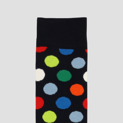 Calcetín de hombre con estampado de puntos