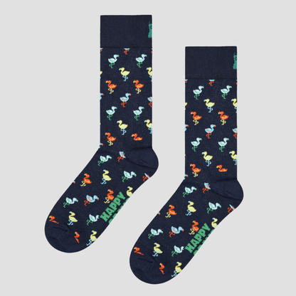 Calcetín de hombre con estampado de flamingo