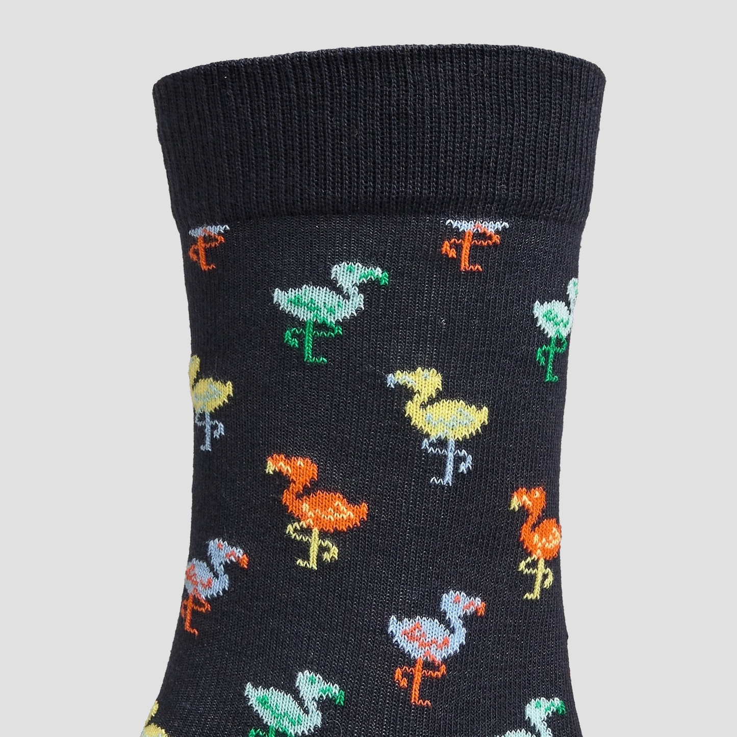 Calcetín de hombre con estampado de flamingo