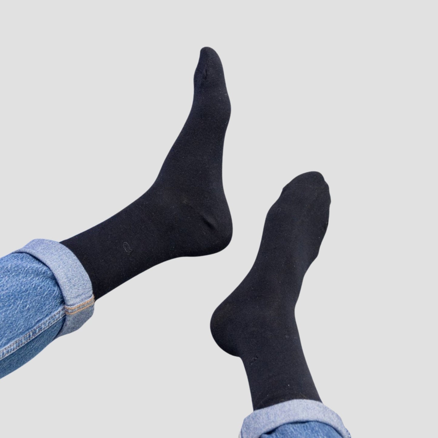 Calcetín liso de hombre