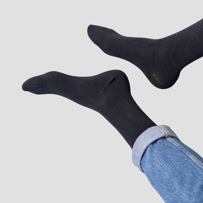 Calcetín liso de hombre