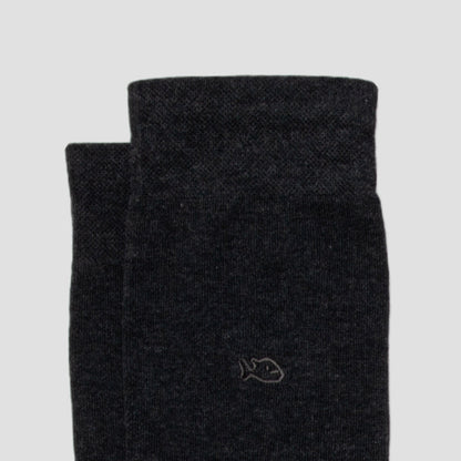 Calcetín liso de hombre