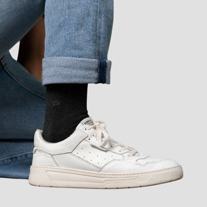 Calcetín liso de hombre