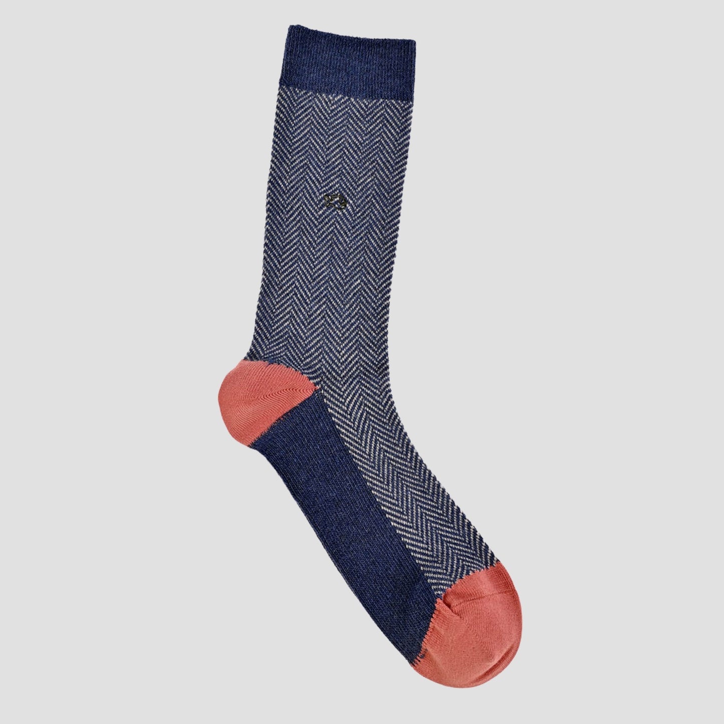 Calcetín de hombre con estampado de rayas