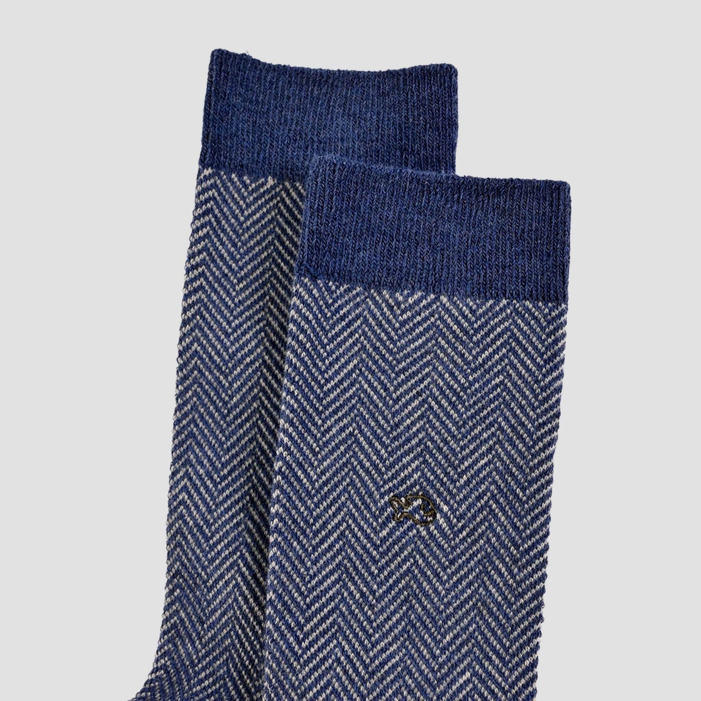 Calcetín de hombre con estampado de rayas