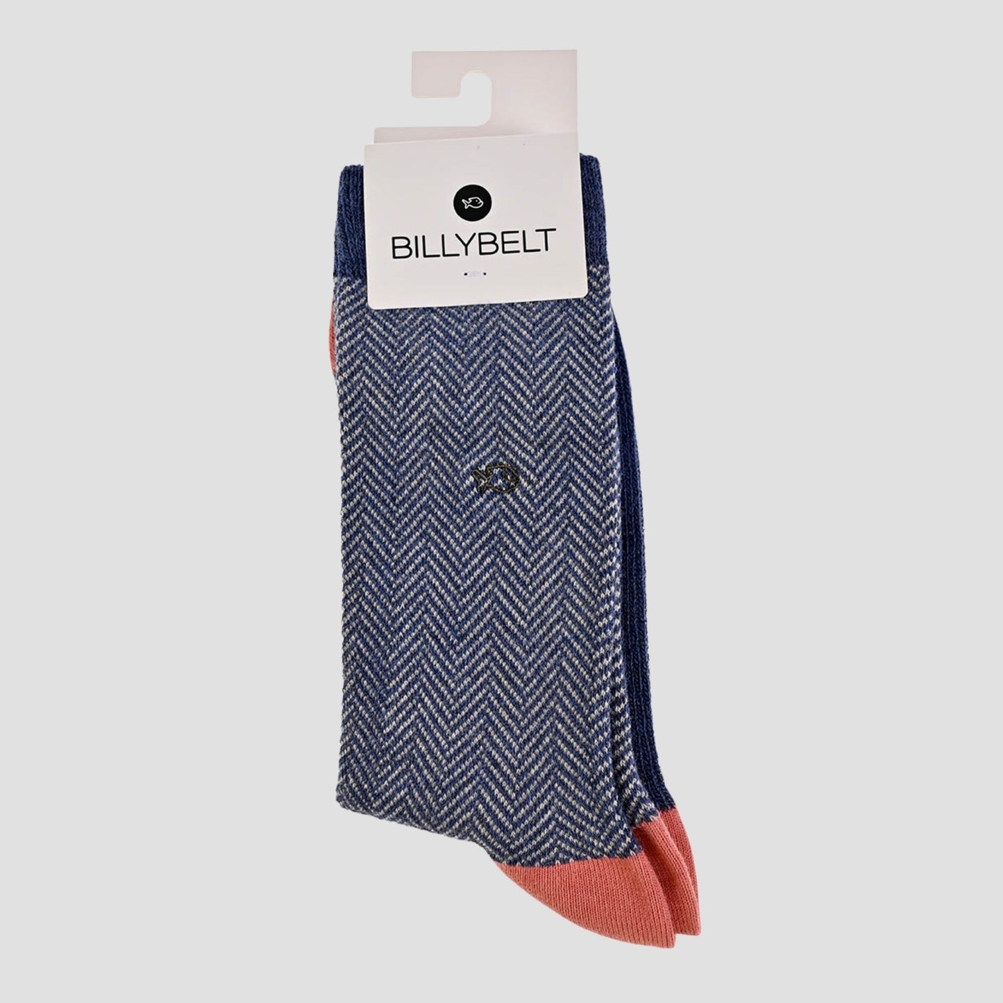 Calcetín de hombre con estampado de rayas